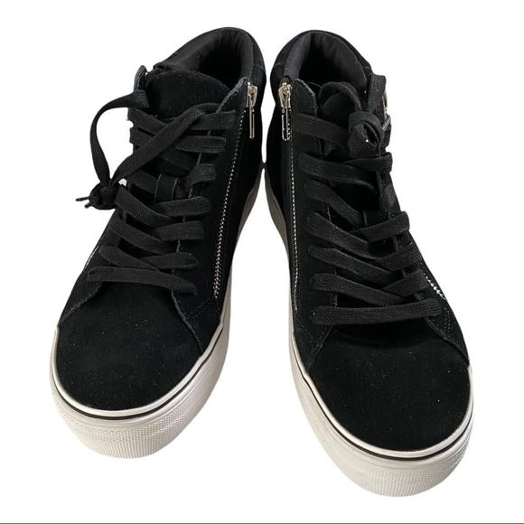 Steve Madden Gryphon Sneaker black suede 9 NEW - Picture 3 of 8
